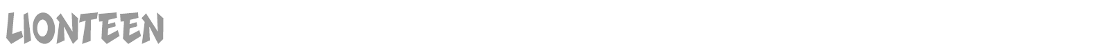 Lion Teen font preview